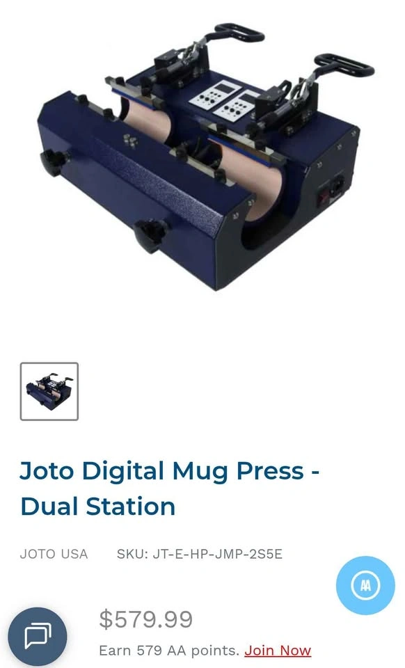 Joto Professional Grade Digital Dual Station Mug Press - photo 3