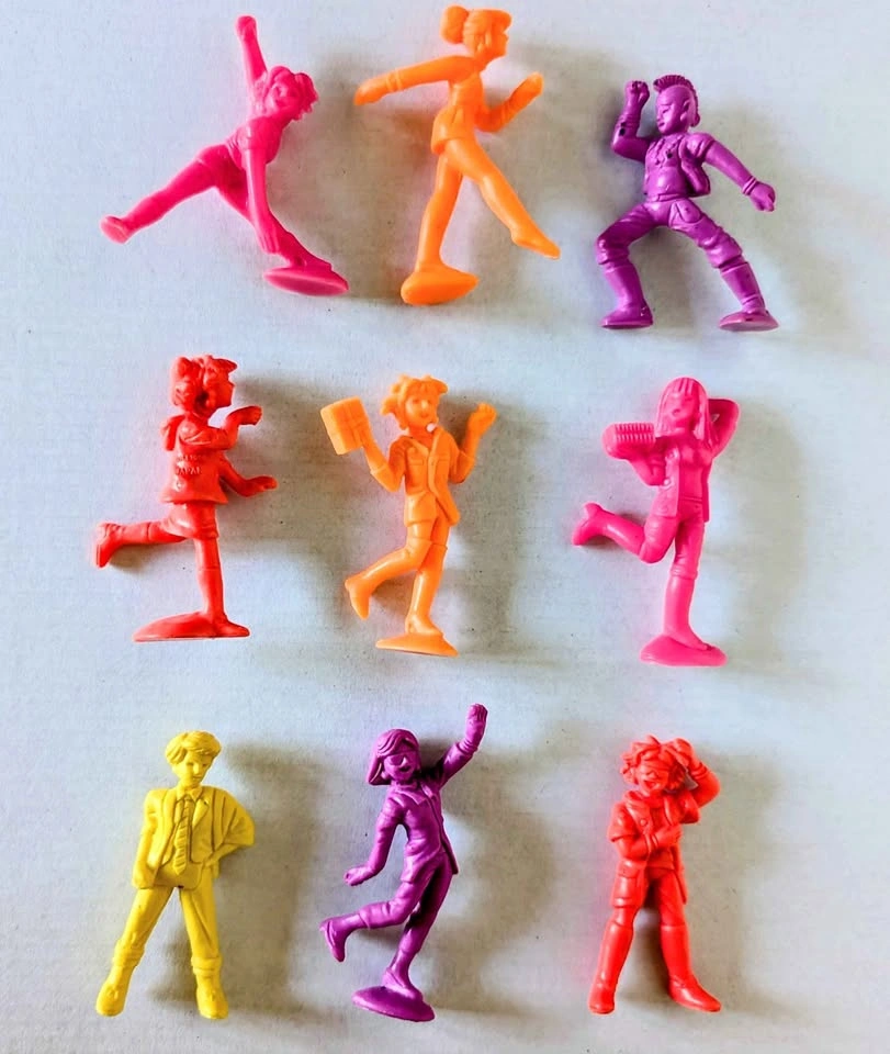 Vintage 1986 Mattel C.U.T.I.E. Blind Figures, Lot of 9