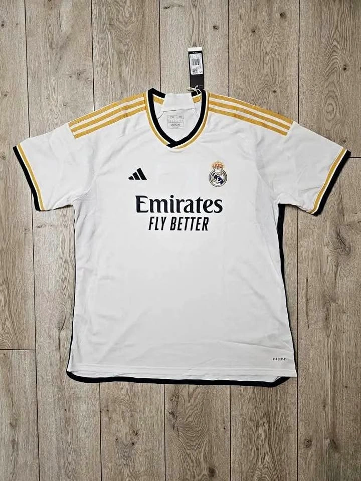 Brand New Real Madrid 2023/24 with 15 UCL patch – Bellingham #5