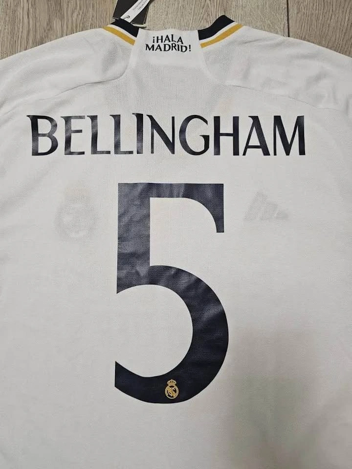 Brand New Real Madrid 2023/24 with 15 UCL patch – Bellingham #5 - photo 4