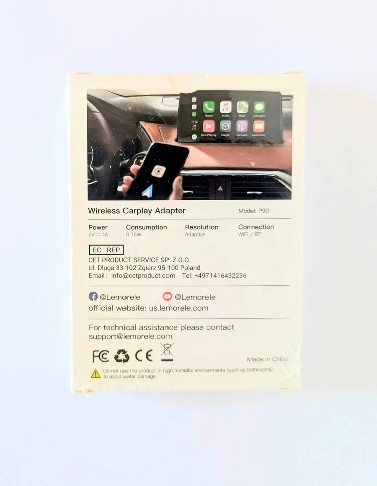 Wireless CarPlay and Android Auto Adapter (2-in-1) - photo 3