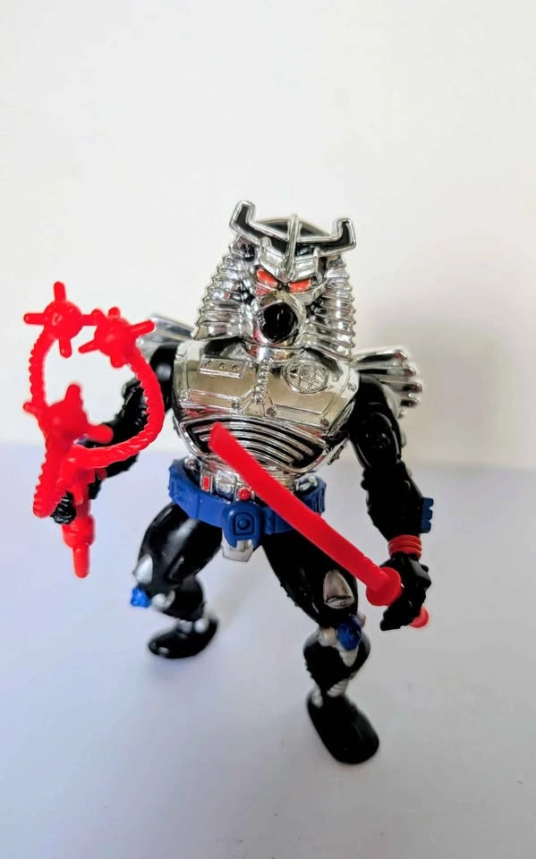 Vintage 1991 Playmates Chrome Dome Action Figure from TMNT - photo 3