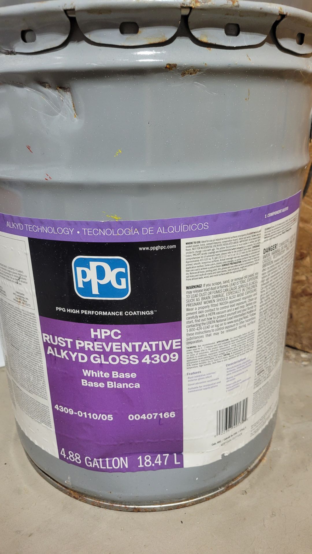 Grey Paint for metal $50