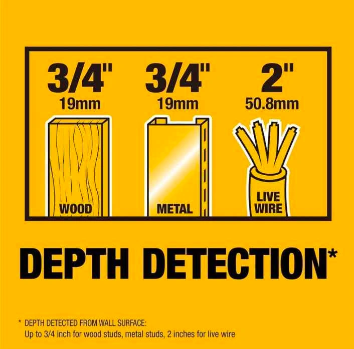 DEWALT 3/4 in. Stud Finder (DW0100) - photo 4