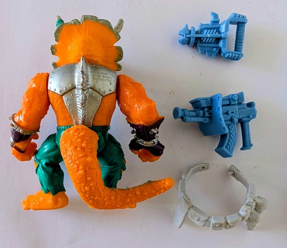 Vintage 1990 Playmates Triceraton Action Figure (Complete) - photo 2