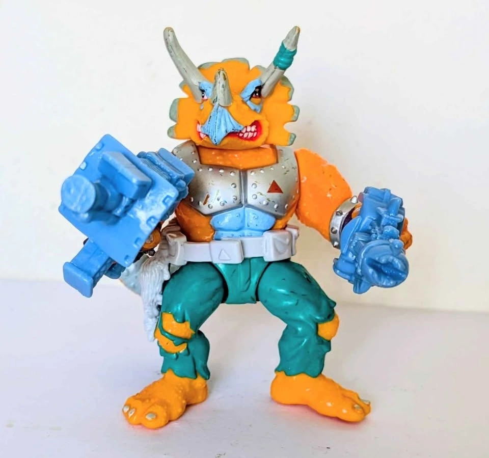 Vintage 1990 Playmates Triceraton Action Figure (Complete) - photo 3