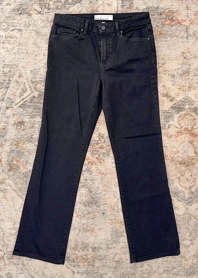 Velvet by Graham & Spencer Kate High Rise Cropped Jeans