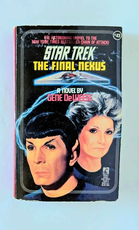 Vintage 1988 Star Trek: The Final Nexus #43 Novel by Gene DeWees
