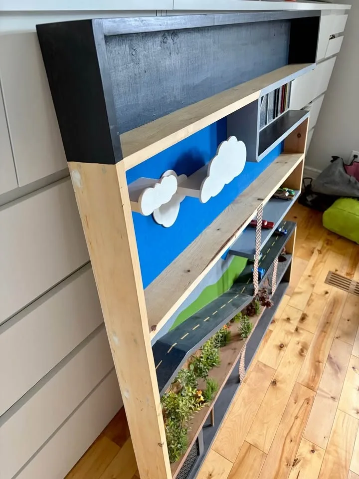 Handmade Toy Play and Storage Wall Shelf - photo 2