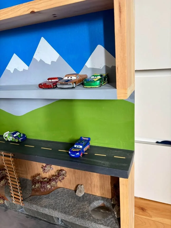 Handmade Toy Play and Storage Wall Shelf - photo 3