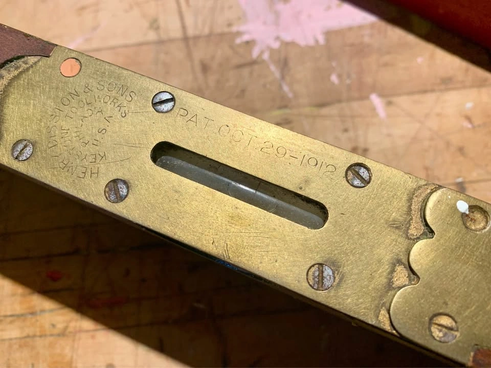 Woodworking levels - antique vintage wooden - photo 3