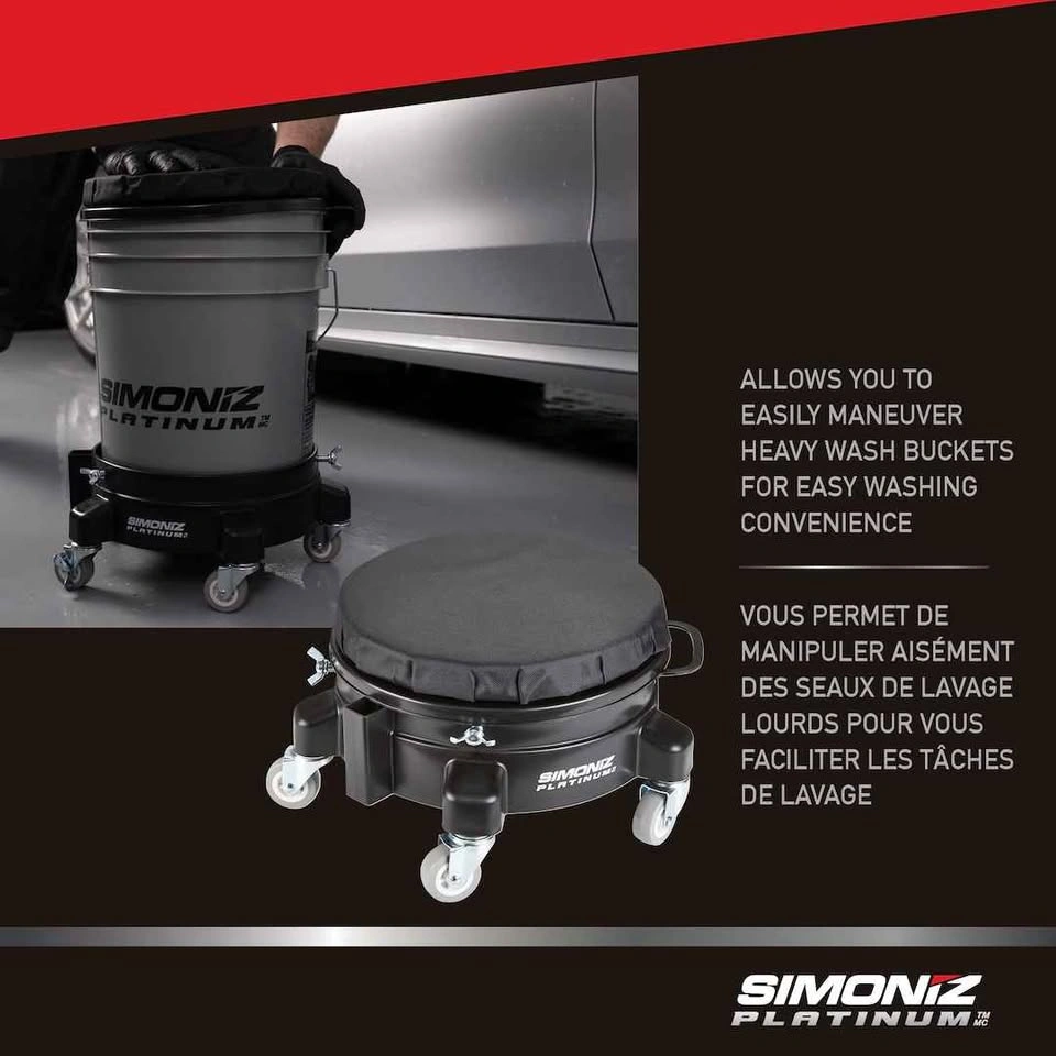 Simoniz Platinum Car Wash Bucket Dolly and Seat - photo 2