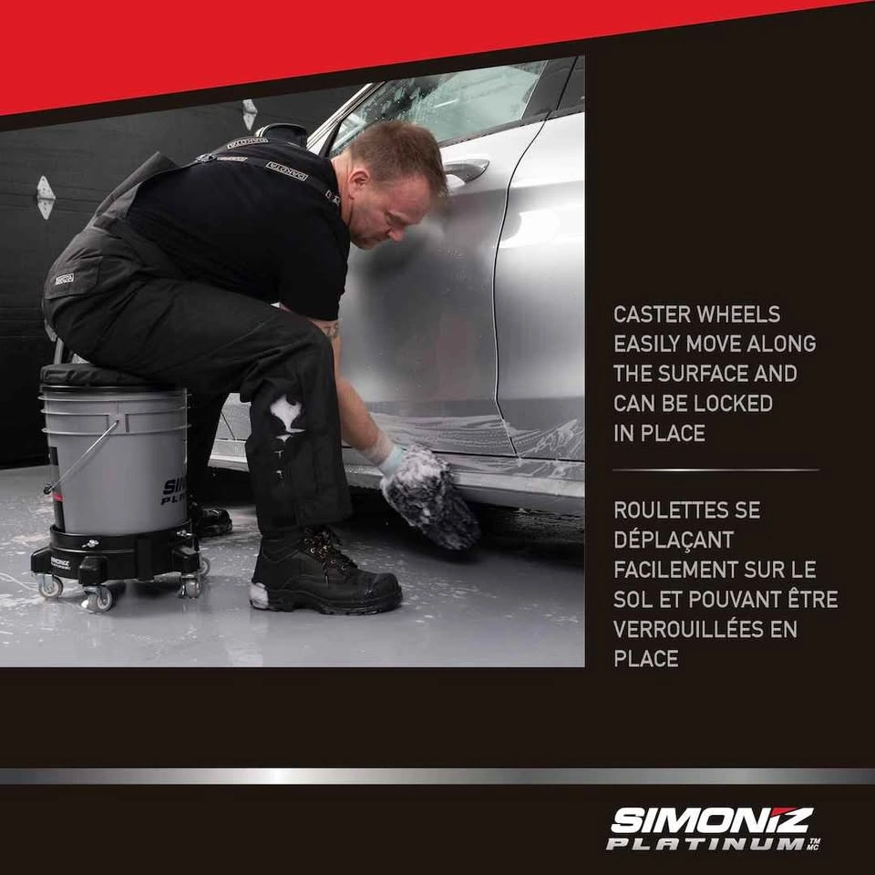 Simoniz Platinum Car Wash Bucket Dolly and Seat - photo 3