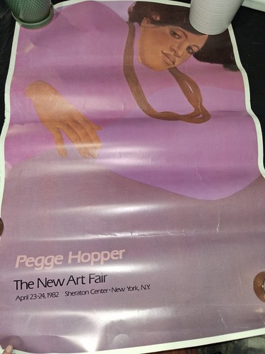 Pegge Hopper "The New Art Fair" Poster 1982 Signed Unframed - photo 4