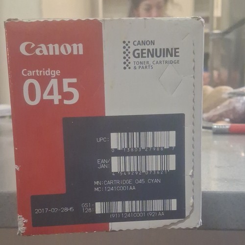 Canon Genuine 045 Cyan Laser Toner Cartridge 1241C001AA - photo 4