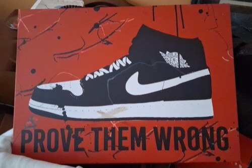 Nike "PROVE THEM WRONG" Sneaker Poster Pop Art Wall Art - photo 2
