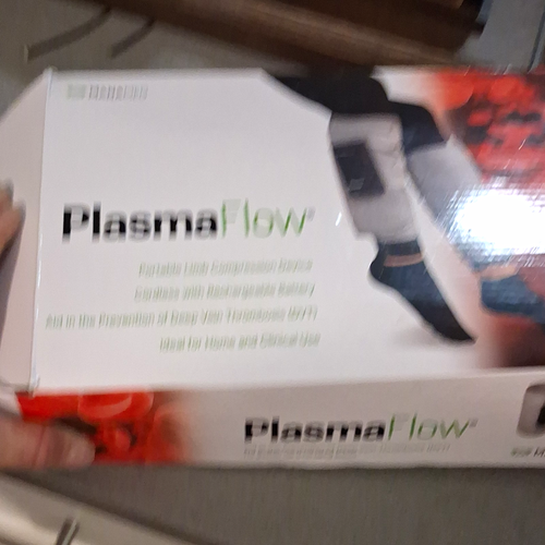 PlasmaFlow Leg Compression Brace Size L Black/Gray Model 0071
