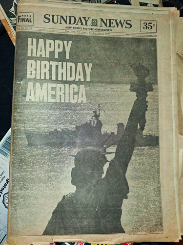 Sunday News July 1976 Vol 56 "Happy Birthday America"