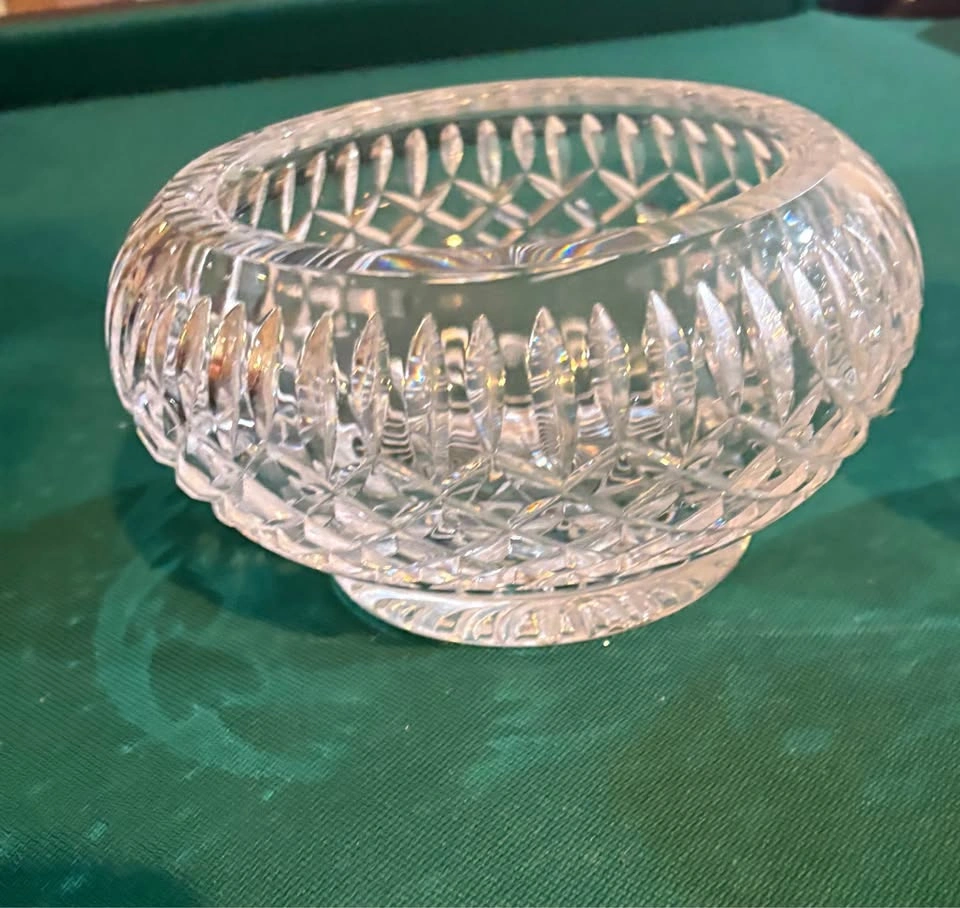 Vintage Tyrone Cut Crystal Wine Decanter and Bowl Set - photo 2