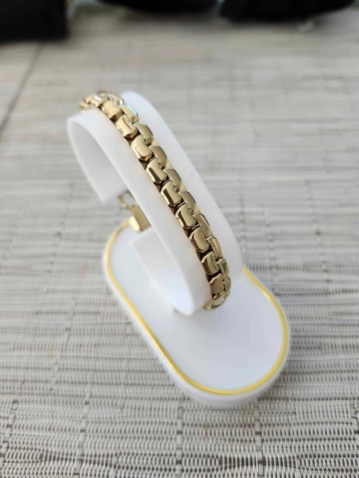 14K Yellow Gold Link Bracelet - photo 2