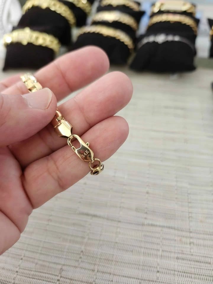 14K Yellow Gold Link Bracelet - photo 4