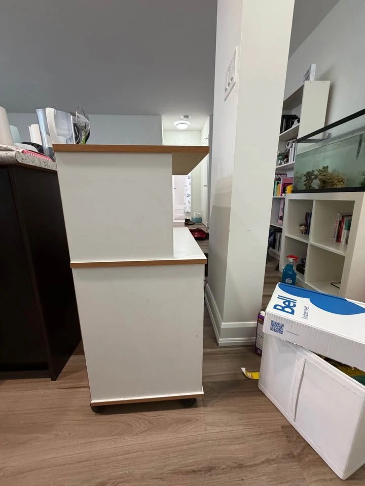 KITCHEN MICROWAVE/PANTRY CART - photo 3