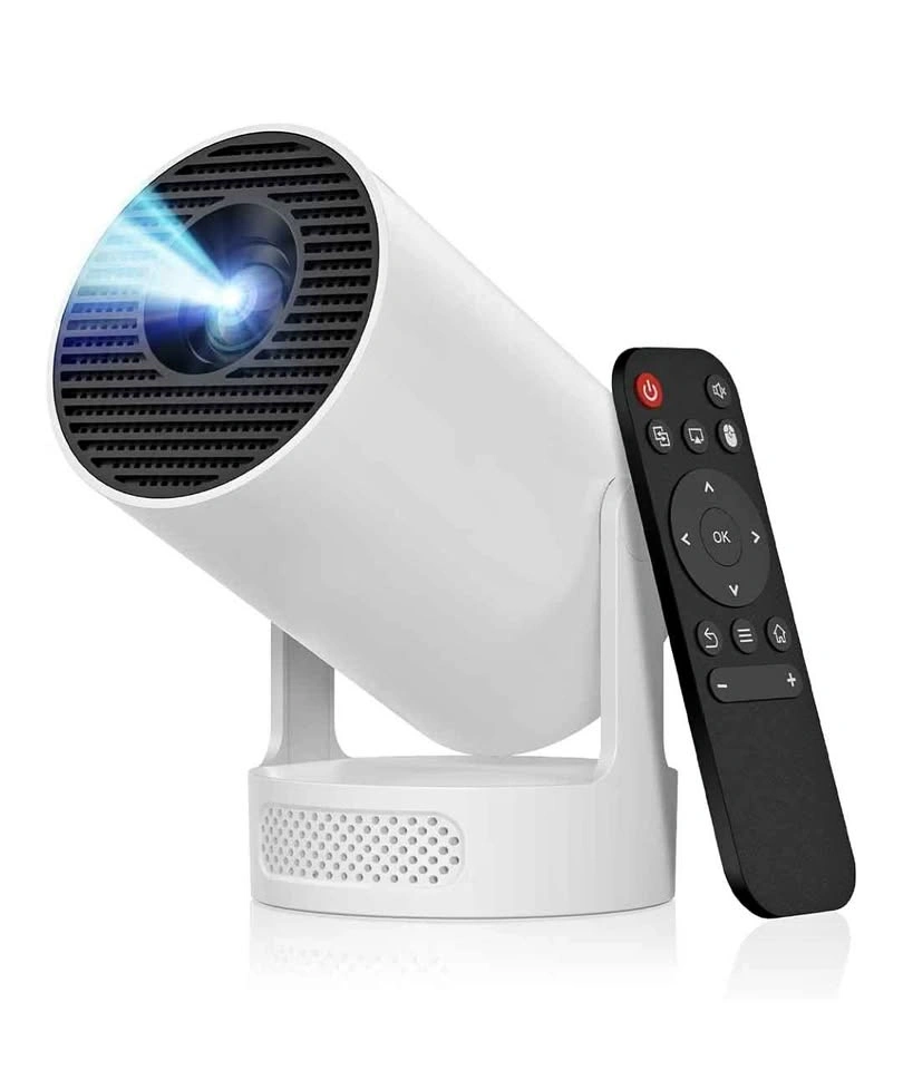 Mini Portable Projector with Bluetooth 5.4 and WiFi 6, 4K Suppor