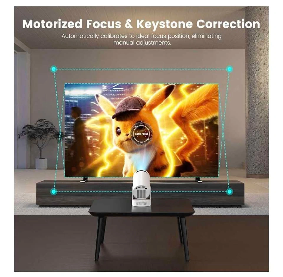 Mini Portable Projector with Bluetooth 5.4 and WiFi 6, 4K Suppor - photo 3
