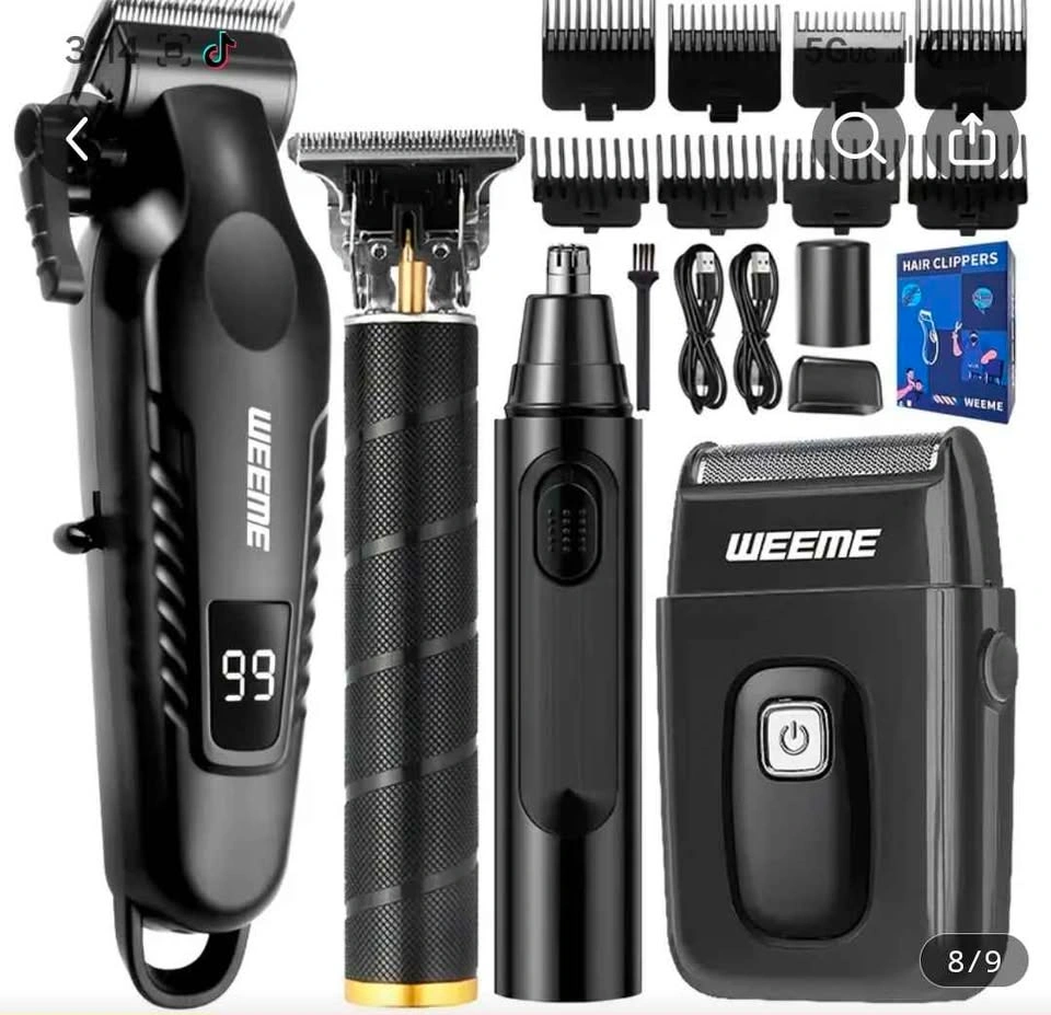 Nurlux Clipper, Trimmer, Shaver & Nose Hair Trimmer Set - photo 2