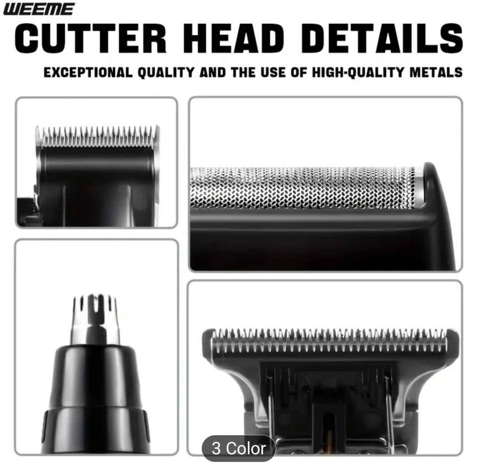 Nurlux Clipper, Trimmer, Shaver & Nose Hair Trimmer Set - photo 5