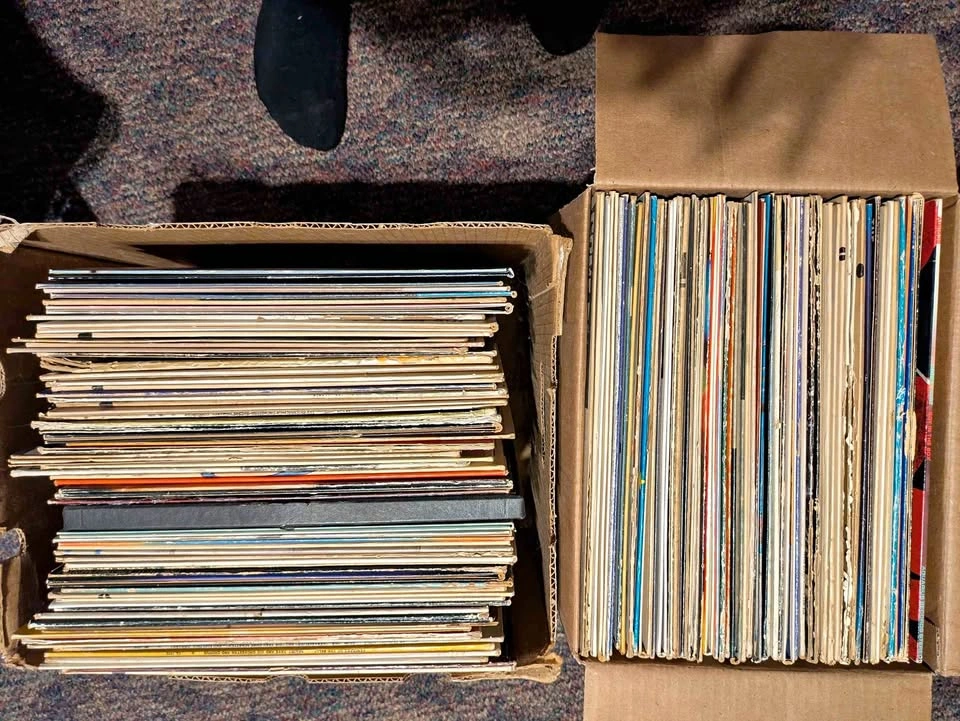 Massive Vintage Vinyl Clearance – 2 Ready Now (50 & 65 LP Boxes)