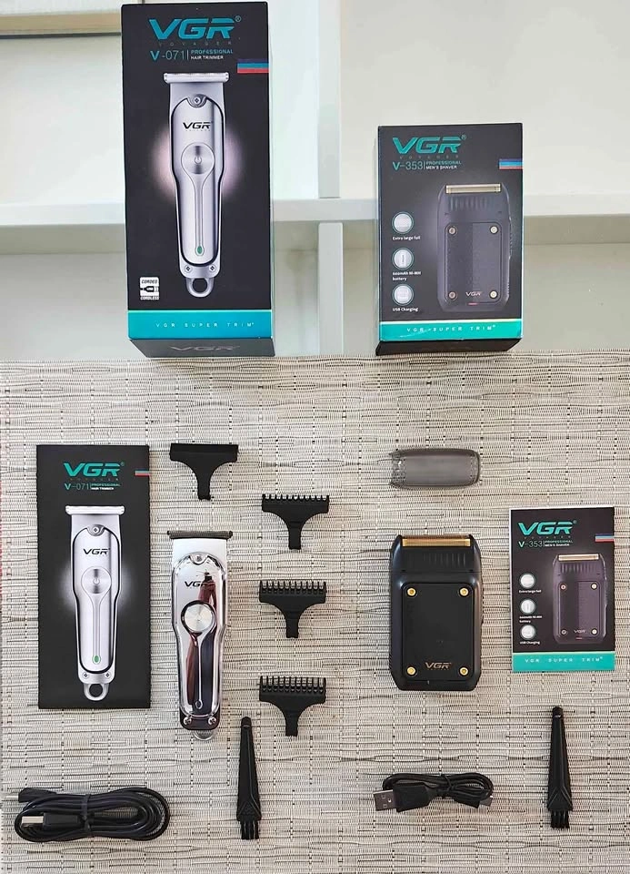 VGR VOYAGER SUPER TRIM PROFESSIONAL TRIMMER & SHAVER SET