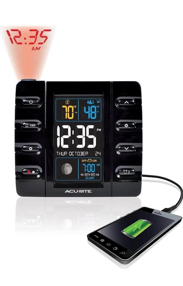 AcuRite 13020 Intelli-Time Projection Alarm Clock - photo 2