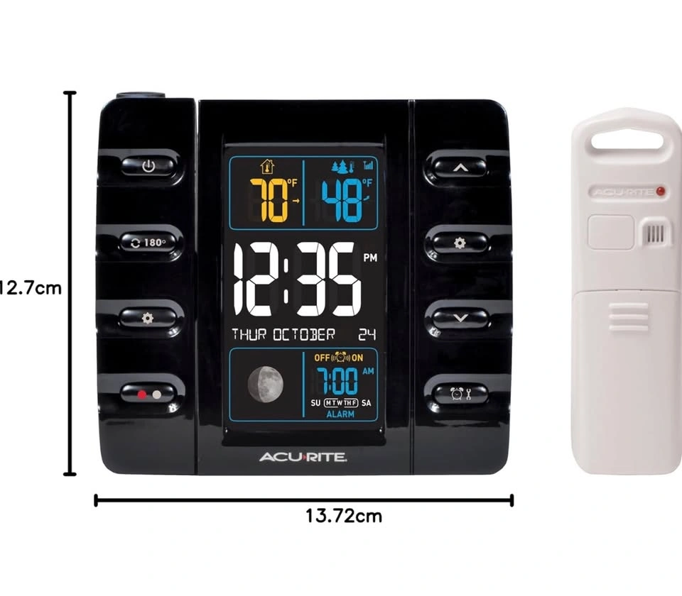 AcuRite 13020 Intelli-Time Projection Alarm Clock - photo 4