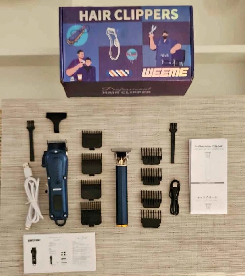 Weeme Wireless and Rechargeable Clipper/Trimmer Set