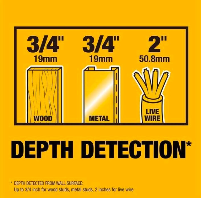 DEWALT 3/4 in. Stud Finder (DW0100) - photo 5