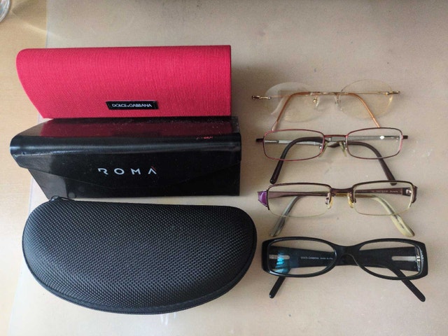 Eyeglasses frames and cases