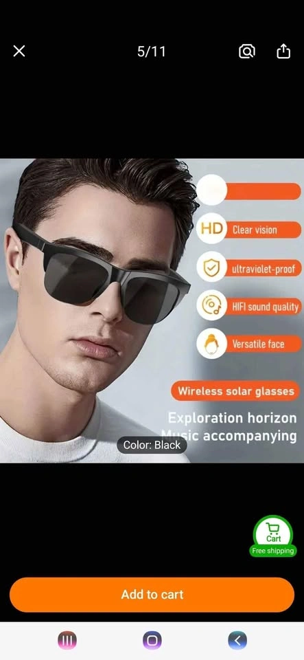 XG88 PRO Wireless Headset Glasses - photo 2