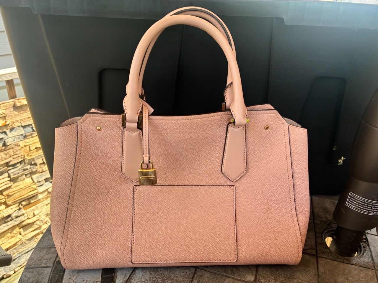 Michael Kors Pink Pebbled Leather Satchel - photo 2