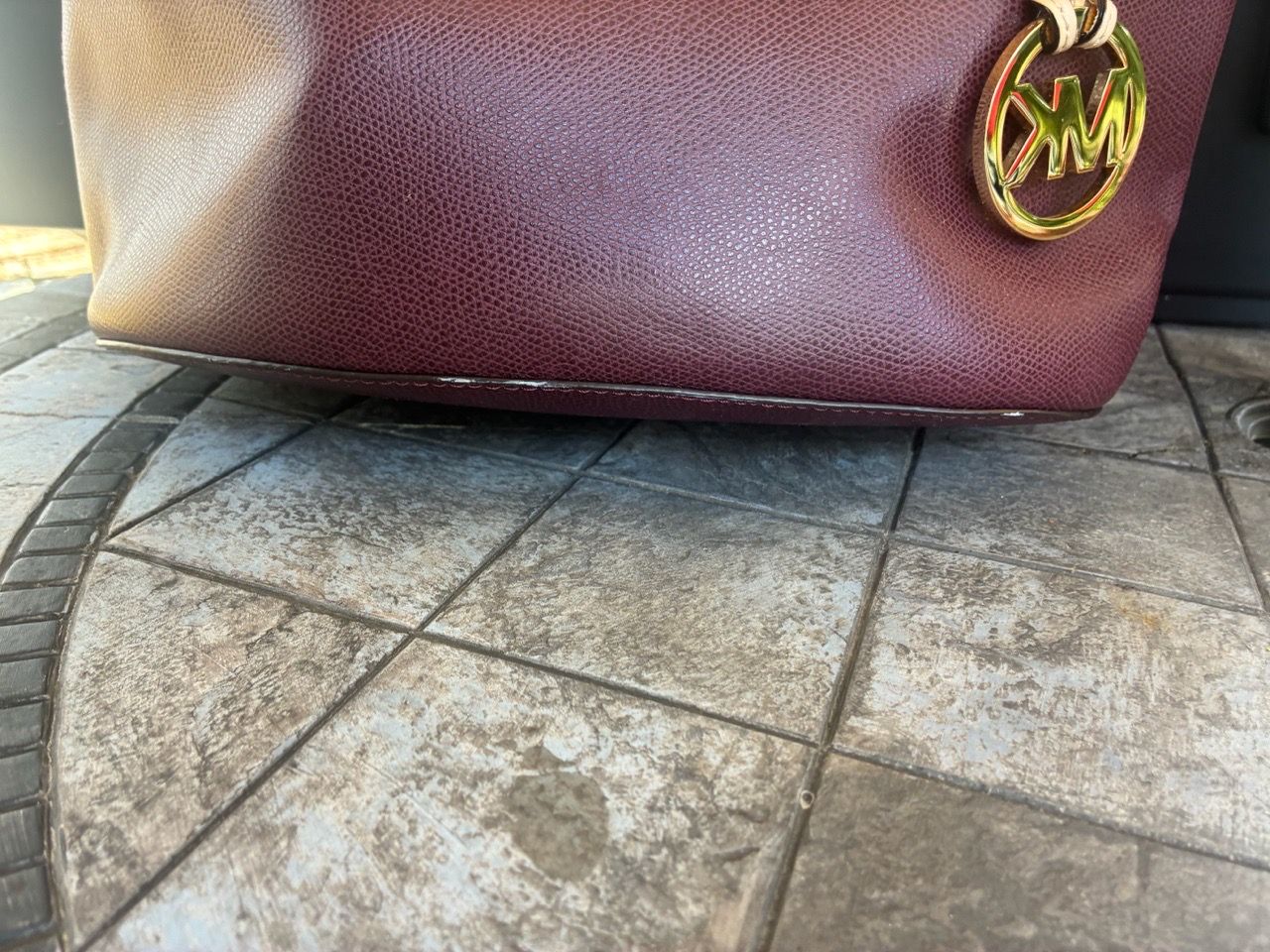 Michael Kors Burgundy Leather Tote Bag - photo 5