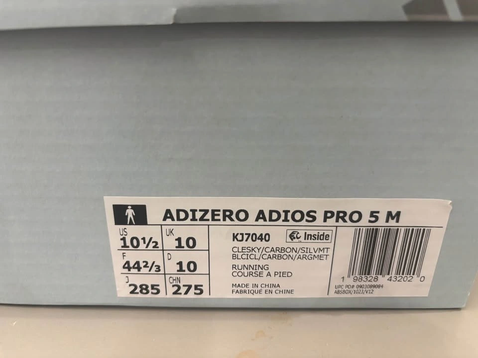 Adidas Adizero Adios Pro 3 Running Shoes Size 10.5 - photo 4