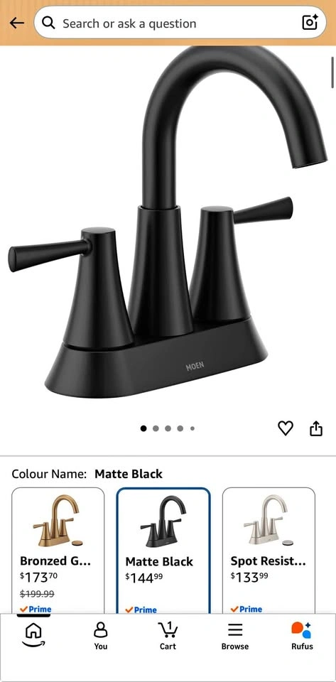 Moen Bathroom Faucet