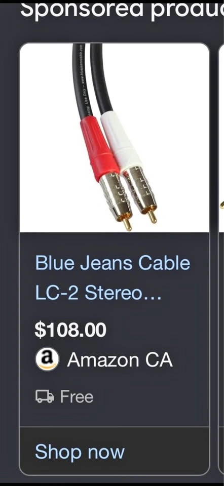 Audio cables