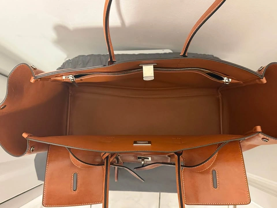 Balenciaga Bel Air Carry All Medium – BNWT – Rare Tan Cowboy Lea - photo 4