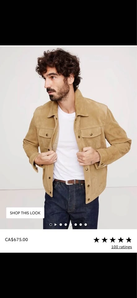 Suede Jacket Banana Republic - photo 2