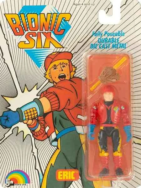 Vintage 1986 LJN Toys Eric Bennett from Bionic Six (Complete) - photo 4