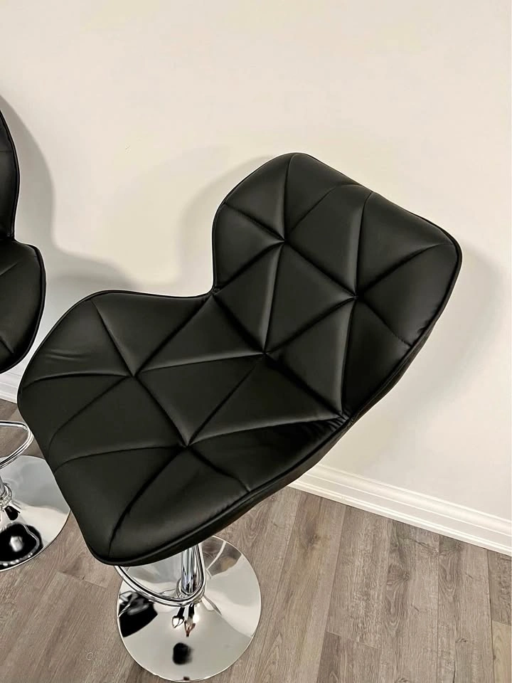 Contemporary Black Bar Stools. Warehouse Sale