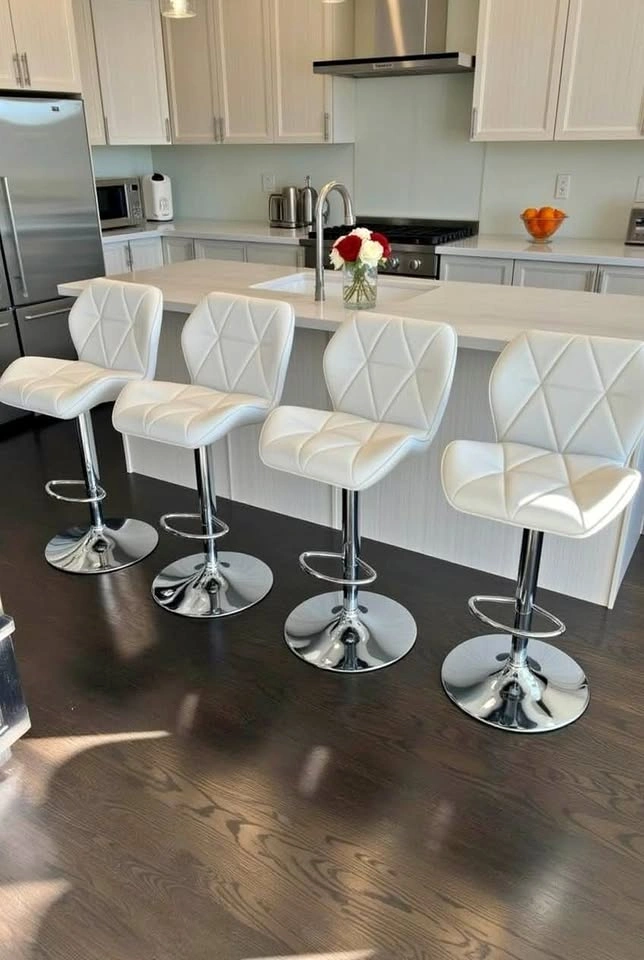 Sale! Modern White Bar Stools