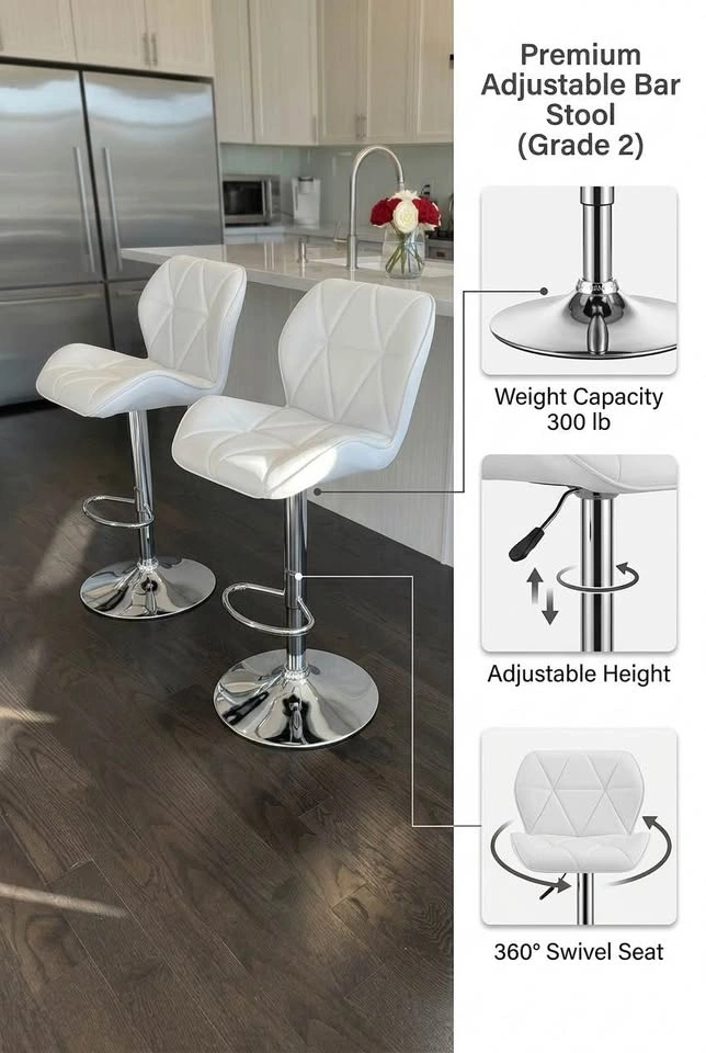 Sale! Modern White Bar Stools - photo 4