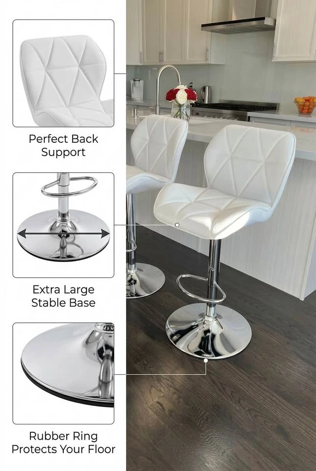 Sale! Modern White Bar Stools - photo 5